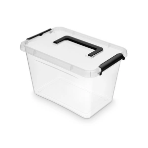 Pojemnik do przechowywania ORPLAST Simple box 6,5l z rączką transparentny-672014