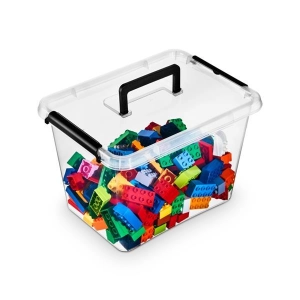 Pojemnik do przechowywania ORPLAST Simple  Box 19l z rączką transparentny-672273