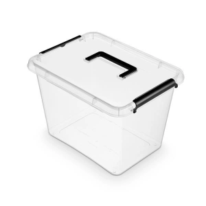 Pojemnik do przechowywania ORPLAST Simple  Box 19l z rączką transparentny-694542