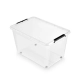 Pojemnik do przechowywania ORPLAST Simple box 32l na kółkach transparentny-672090
