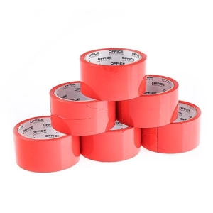 Taśma pakowa OFFICE PRODUCTS 48mm x 50y - czerwona