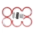 Taśma pakowa OFFICE PRODUCTS 48mm x 50y - czerwona-695583