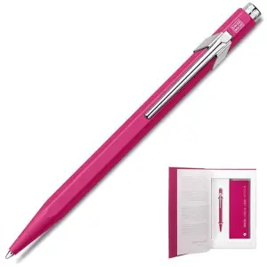 Zestaw upominkowy CARAN D'ACHE długopis 849 M + notes różowy