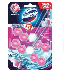 Kostka do WC DOMESTOS Power 55g. DUO PACK - pink