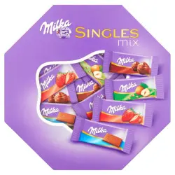 Bombonierka MILKA czekoladki Singles mix 147g.