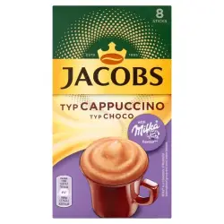 Kawa Cappuccino JACOBS Milka op.8 x 18g.