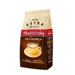 Kawa mielona ASTRA 250g. drobnomielona tradycyjna