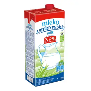 Mleko ZAMBROWSKIE 1l. 3,2% 1szt.