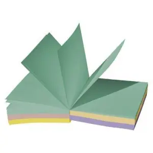 Karteczki DATURA 8,5x8,5 klejona - kolorowa op.10-330878