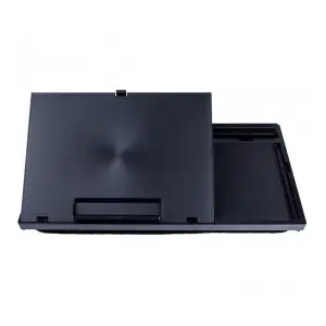 Podstawa pod laptopa z podkładką pod mysz Q-CONNECT 51,8 x 28,1 x 5,9 cm czarna-700877