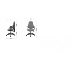 Fotel biurowy OFFICE PRODUCTS Thassos czarny-700951