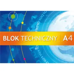 Blok techniczny KRESKA A4 10k. - kolorowy-427652
