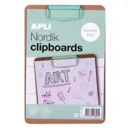 Clipboard APLI Nordik deska A5 drewniana - zielony