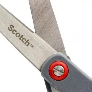 Nożyczki biurowe SCOTCH 1448 precyzyjne 20,5cm czerwono-szare-710125