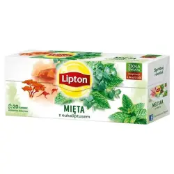 Herbata ekspresowa LIPTON mięta eukaliptus op.20