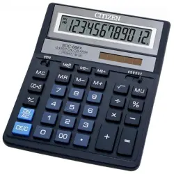 Kalkulator CITIZEN SDC-888XBL  12-cyfrowy 203x158mm niebieski-624374