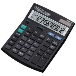 Kalkulator CITIZEN CT-666N 12-cyfrowy 188x142mm czarny-624382