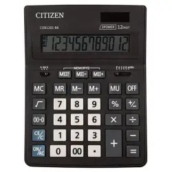 Kalkulator CITIZEN CDB1201-BK Business Line 12-cyfrowy 205x155mm czarny-626933