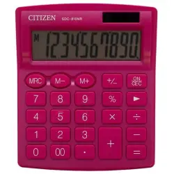 Kalkulator CITIZEN SDC-810NRPKE 10-cyfrowy 127x105mm różowy-630084