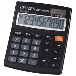 Kalkulator CITIZEN SDC-810NR 10-cyfrowy 127x105mm czarny-630109