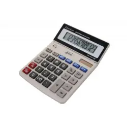 Kalkulator VECTOR KAV DK-206 GR,12-cyfrowy 155x200mm, szary-672204