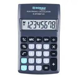 Kalkulator DONAU TECH kieszonkowy K-DT2087-01 8-cyfr. czarny