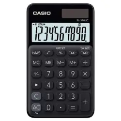 Kalkulator CASIO kieszonkowy SL-310UC-BK-B 10-cyfr 70x118mm czarny