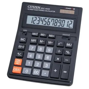 Kalkulator CITIZEN SDC-444S 12-cyfrowy 199x153mm czarny-624358