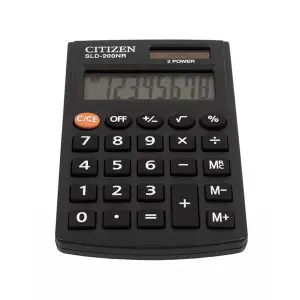 Kalkulator CITIZEN kieszonkowy SLD-200NR 8-cyfrowy 98x62mm czarny-722591