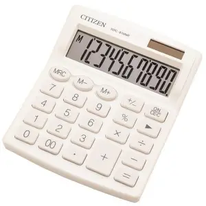 Kalkulator CITIZEN SDC-810NRWHE 10-cyfrowy 127x105mm biały-722620