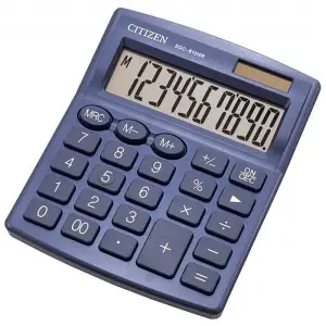 Kalkulator CITIZEN SDC-810NRNVE 10-cyfrowy 127x105mm granatowy-722622