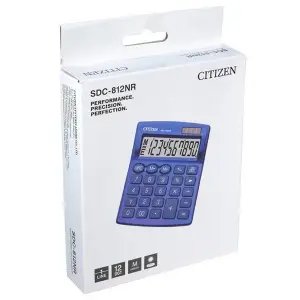 Kalkulator CITIZEN SDC-812NRNVE 12-cyfrowy 127x105mm granatowy-722639