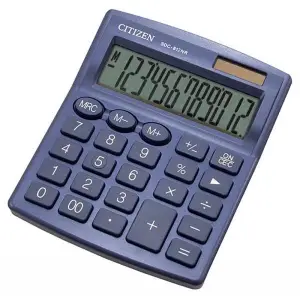 Kalkulator CITIZEN SDC-812NRNVE 12-cyfrowy 127x105mm granatowy-722640