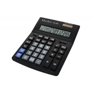 Kalkulator VECTOR KAV VC-554x, 14-cyfrowy,153x199mm, czarny-672194