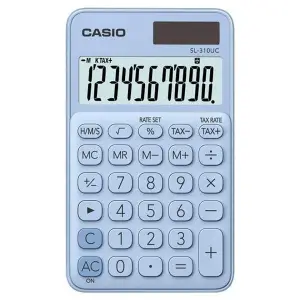 Kalkulator CASIO SL-310UC-LB-S 10-cyfrowy 70x118mm jasnoniebieski-673651