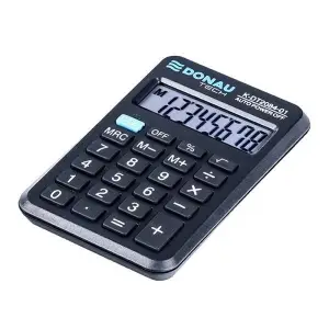 Kalkulator DONAU TECH kieszonkowy K-DT2084-01 8-cyfr. czarny  -722911