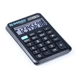 Kalkulator DONAU TECH kieszonkowy K-DT2084-01 8-cyfr. czarny  -722915