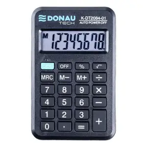 Kalkulator DONAU TECH kieszonkowy K-DT2084-01 8-cyfr. czarny  -722916