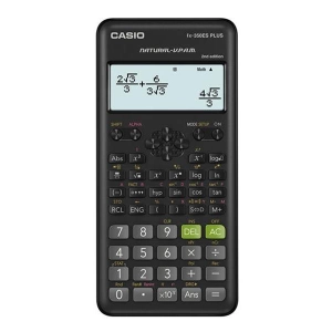 Kalkulator CASIO naukowy FX-350ESPLUS-2-B 252 funkcje 77x162mm czarny