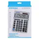 Kalkulator DONAU TECH biurowy K-DT4129-38 12-cyfr. metalowa obudowa srebrny