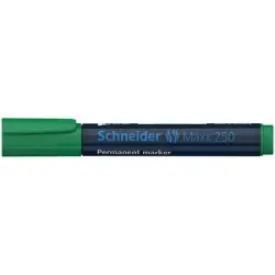 Marker SCHNEIDER permane. Maxx 250  ścięty 2-7mm zielony-452435