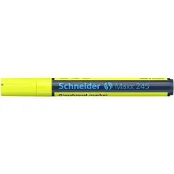 Marker do szklanych tablic SCHNEIDER Maxx 245 2-3mm żółty-629351