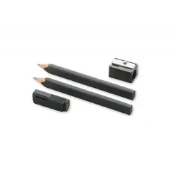 Zestaw MOLESKINE 2 ołówki czarne z drzewa cedrowego 2B i temperówka