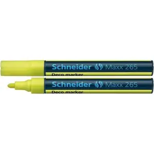 Marker kredowy SCHNEIDER  265  okrągły 2-3mm żółty-619177