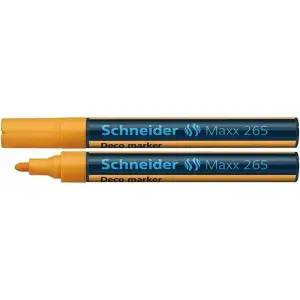 Marker kredowy SCHNEIDER  265  okrągły 2-3mm pomarańczowy-619179