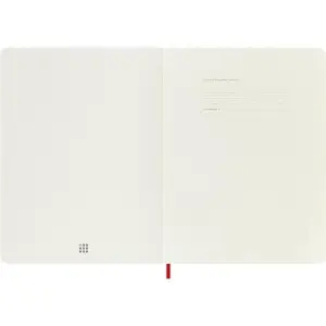 Notes MOLESKINE Classic XL 19x25cm w linie miękka oprawa 192 str czerwony-723531
