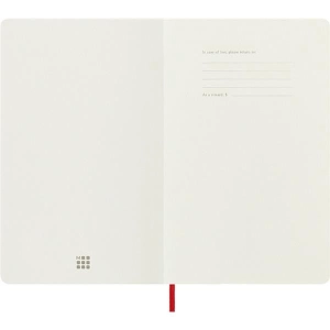 Notes MOLESKINE Classic L 13x21cm w linie miękka oprawa 192 str czerwony-723566