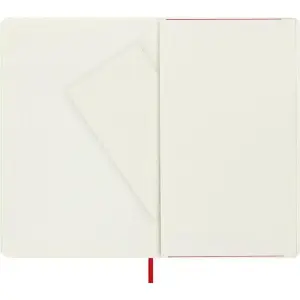 Notes MOLESKINE Classic L 13x21cm w kratkę miękka oprawa 192 str czerwony-723578