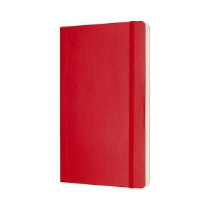 Notes MOLESKINE Classic L 13x21cm w kratkę miękka oprawa 192 str czerwony-723585