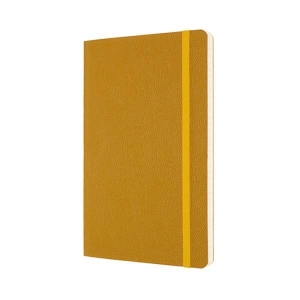 Notes MOLESKINE Classic miękka opr. skóra L 13x21 cm w linie żółty-723633